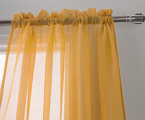 Adore the Decor™ Sheer Rod Pocket 54 x 84in. Single Curtain Panel